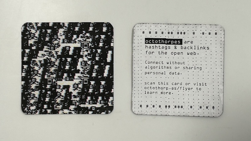 A physical Octothorpe flier